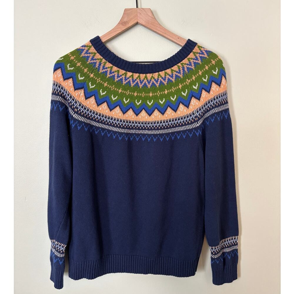 ModCloth Fair Isle Nordic Sweater 1x - Picture 2 of 9